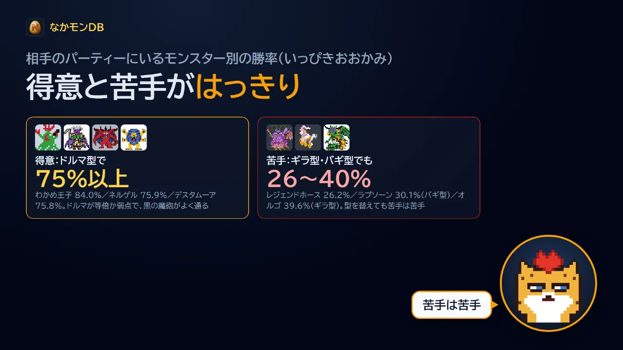 得意と苦手がはっきり