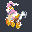 レジェンドホースのドット絵（タップで他の投稿も見られます）